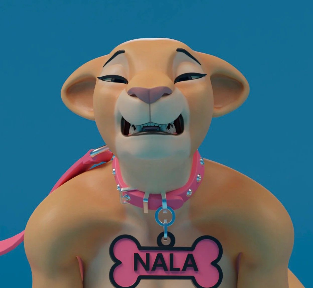 Nala Pet Play Statue | The Lion King Fan Art by MayoSplash NSFW 3d printed statue,3d printed,Nala Pet Play Statue,nsfw statue,3d printed figure,The Lion King Statue