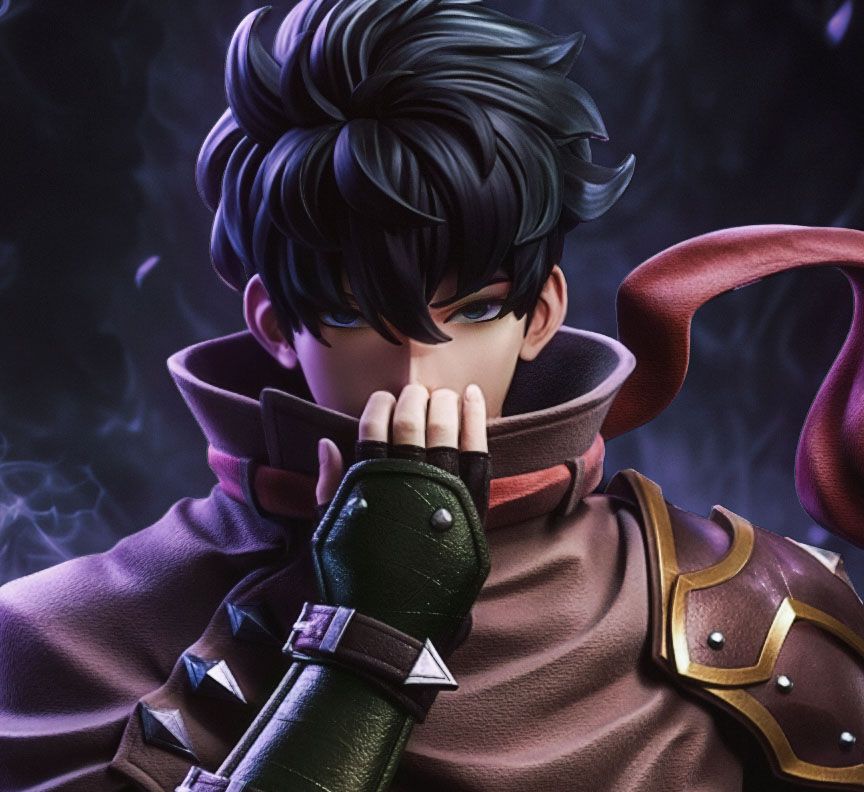 Sung Jin-Woo Statue | Solo Leveling Fan Art by Bulkamancer SFW 3d printed statue,3d printed,Sung Jin-Woo Statue,3d printed figure,Solo Leveling statue