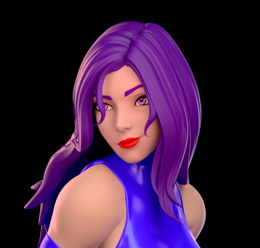 Psylocke Statue | Marvel Fan Art by Azaak3d SFW 3d printed statue,3d printed,sfw statue,Marvel statue,Psylocke statue