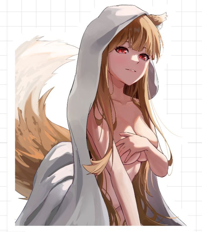 Holo SFW Sticker | Spice and Wolf Vinyl Sticker SFW furry sticker,Holo sticker,spice and wolf ,sfw sticker,stickers