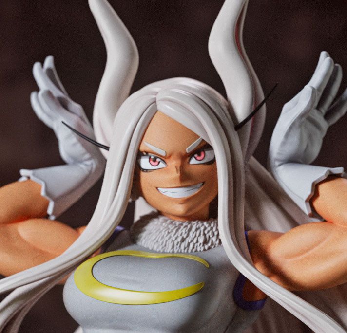Mirko Statue | My Hero Acedemia Fan Art by Gatsu SFW,NSFW,Futa 3d printed statue,3d printed,nsfw statue,futa statue,Mirko Statue,My Hero Acedemia statue,futa figurines,futanari figurines,futanari statue