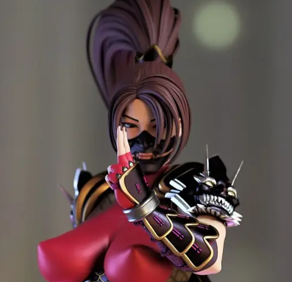 Taki Statue | Soul Calibur Fan Art by Momoji3d SFW,NSFW 3d printed statue,3d printed,nsfw statue,3d printed figure,Taki statue,Soul Calibur statue