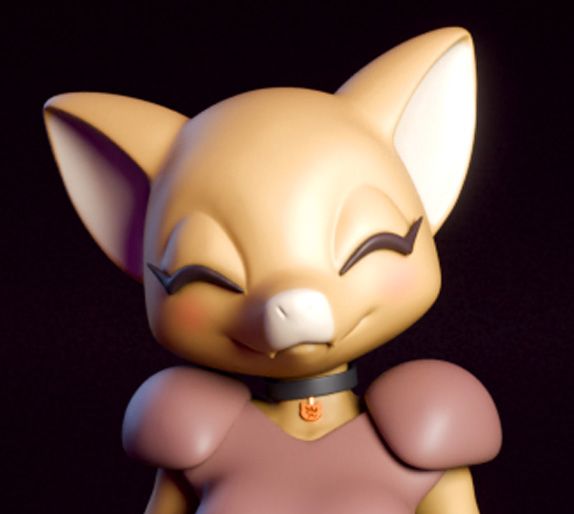 Abra Furry Statue | Pokémon Fan Art by mowmaw NSFW,Futa 3d printed,Abra statue,futa statue,Pokémon statue,furry statue,nsfw statue,futa figurines,futanari figurines,futanari statue