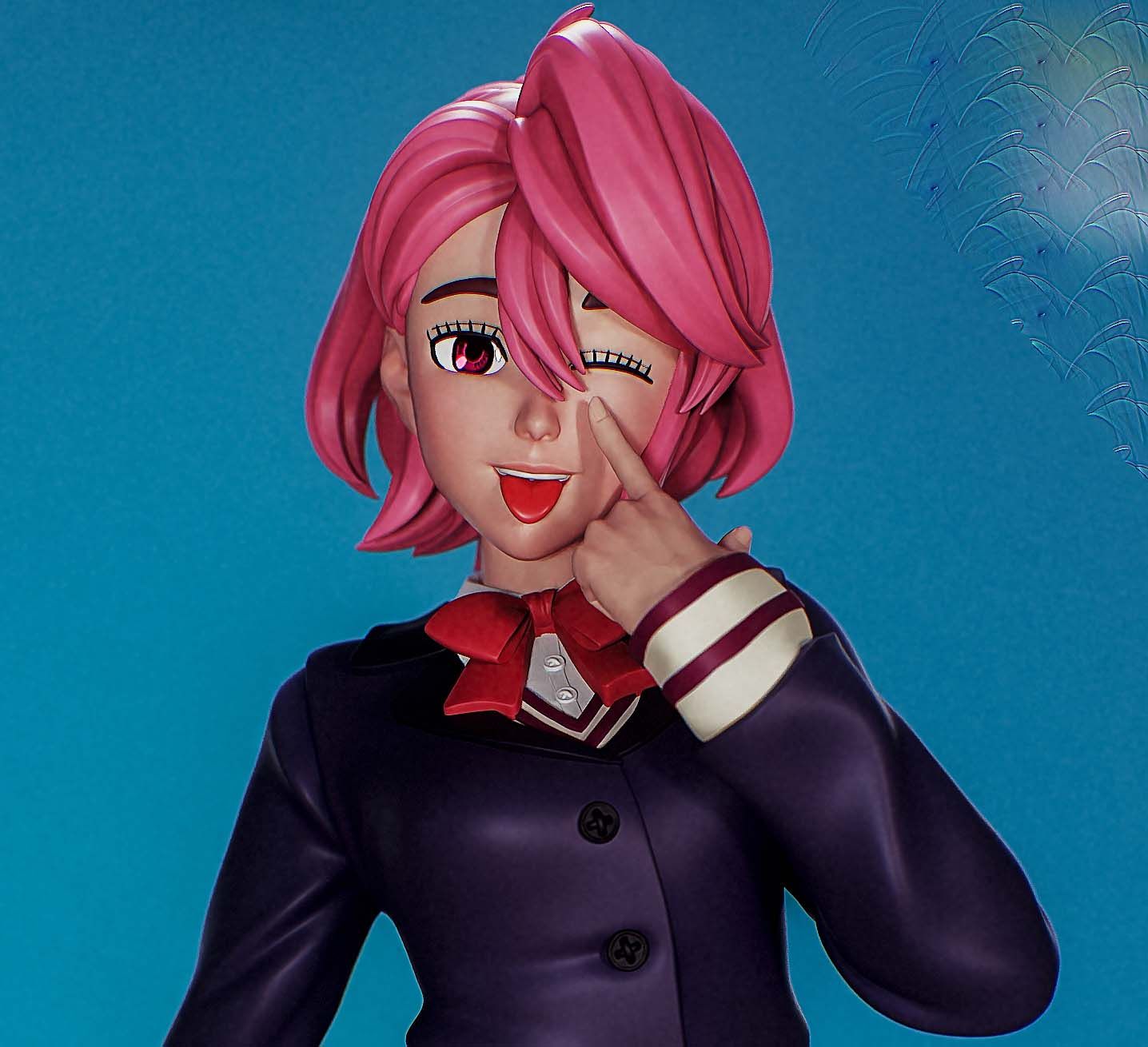 Aira Statue | Dandadan Fan Art by PEACHFIGURE SFW,NSFW 3d printed,3d printed statue,Dandadan statue,Aira statue,nsfw statue