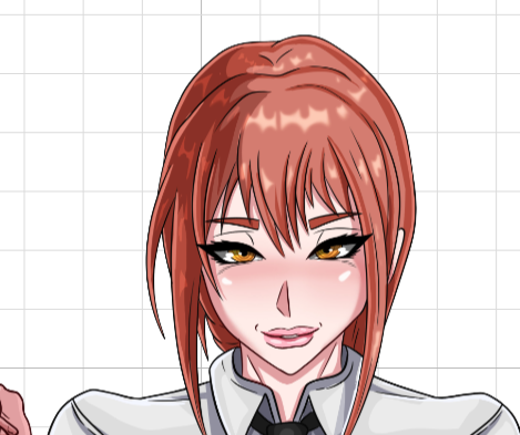 Makima Flaccid Futa Sticker | Chainsaw Man Vinyl Sticker Futa nsfw stickers,Makima sticker,Chainsaw Man sticker,futa sticker