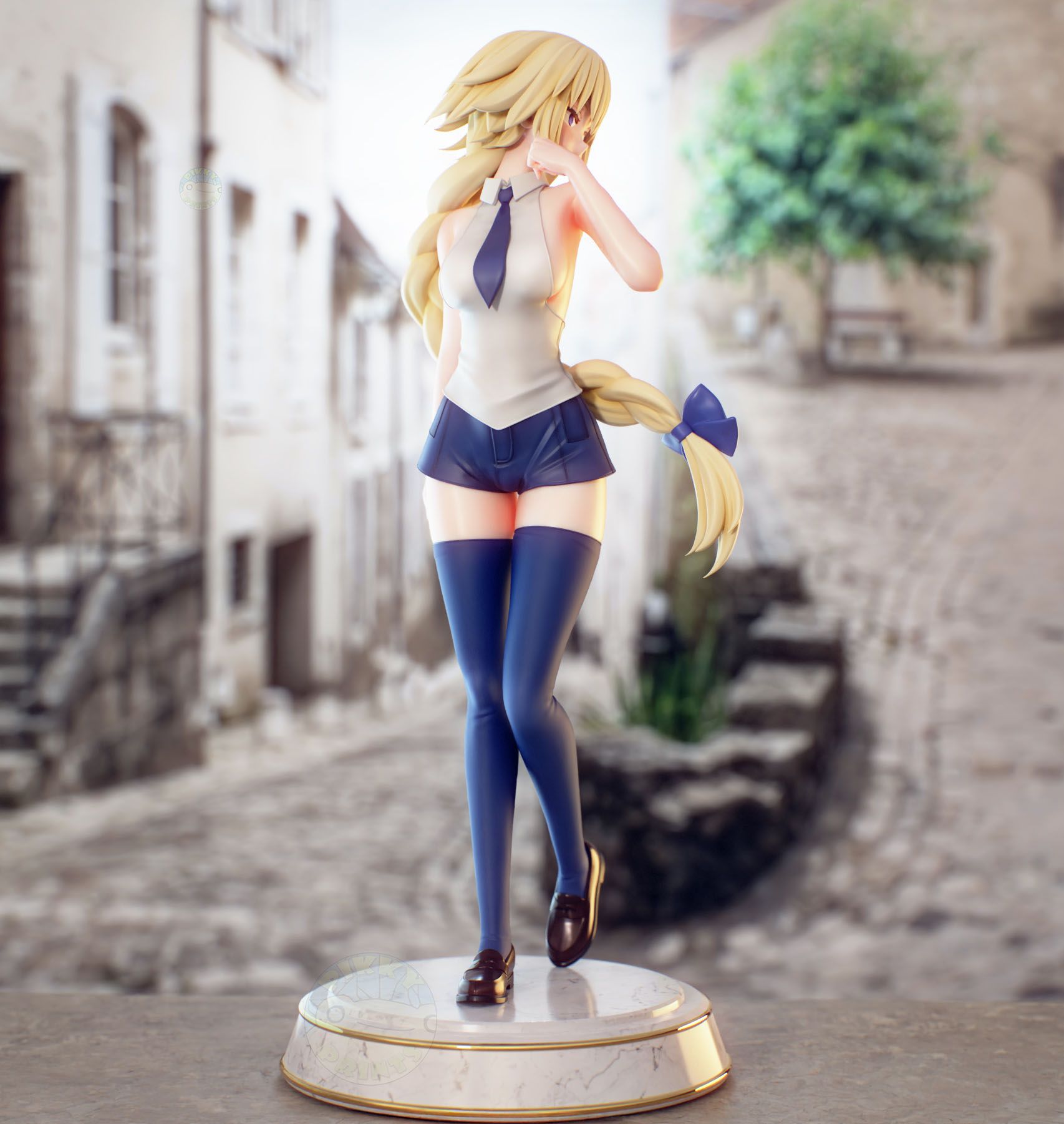 Jeanne D'Arc Statue | Fate Grand Order Fanart von PikkyPrints SFW 3d printed statue,3d printed,3d printed figure,Jeanne D'Arc Statue,Fate Grand Order Statue,sfw statue