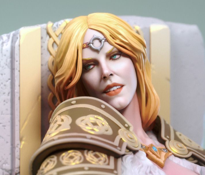 Azhra The Barbarian Statue | DnD Fan Art by TorridaMinis SFW,NSFW 3d printed,3d printed statue,nsfw statue,3d printed figure,Azhra The Barbarian Statue,dnd Statue