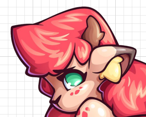 Faun Furry Girl Sticker | Original Vinyl Sticker NSFW stickers,Original sticker,Faun sticker,furry sticker,nsfw sticker