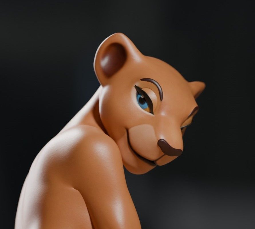 Nala NSFW Statue | The Lion King Fan Art by Gibly NSFW 3d printed statue,3d printed,Nala Statue,nsfw statue,3d printed figure,The Lion King Statue