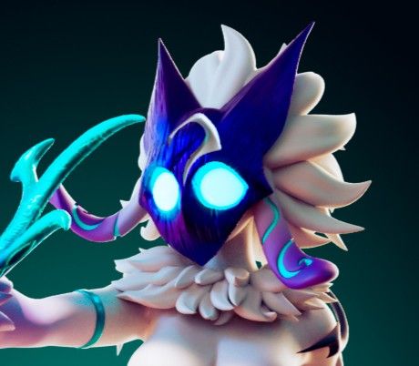 Lamb Statue | League of Legends Fan Art by Officer Rhu SFW,NSFW,Futa 3d printed statue,3d printed,nsfw statue,furry statue,futa statue,Lamb statue,League of Legends statue