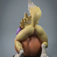 Renamon In The Pumpkin Statue | Digimon Fanart von Anyonensfw SFW,NSFW 3d printed statue,3d printed,nsfw statue,3d printed figure,furry statue,Renamon Statue,Digimon