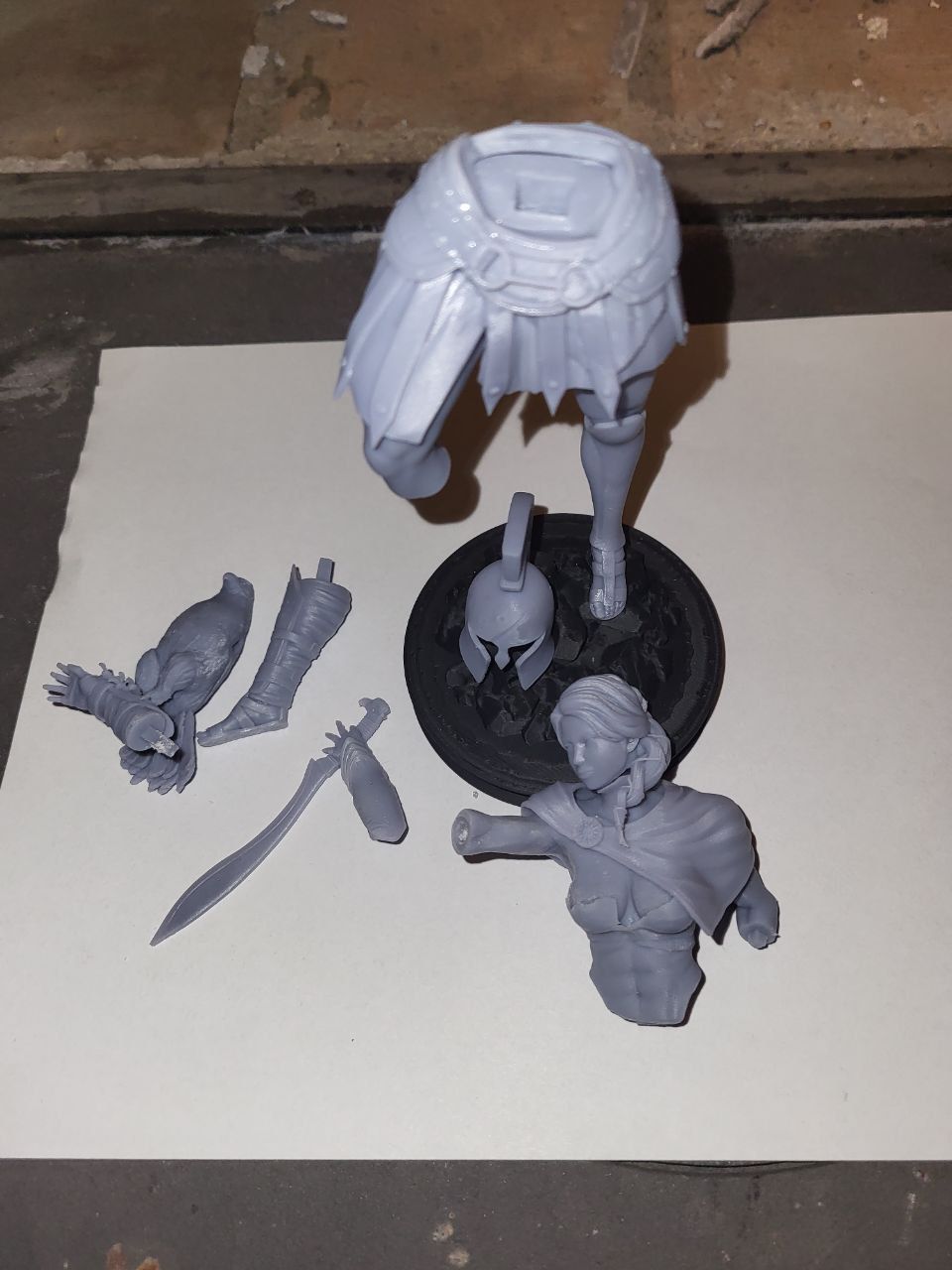 Kassandra Statue | Assassin's Creed Fan Art by Momoji3d SFW,NSFW null