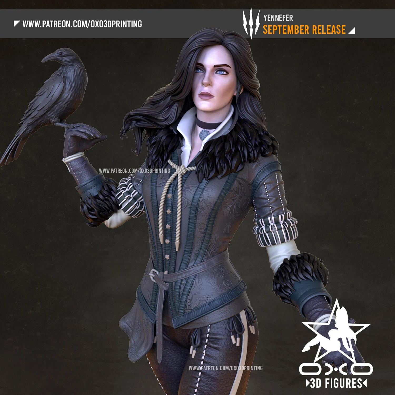 Yennefer Statue | The Witcher Fan Art by OXO3D