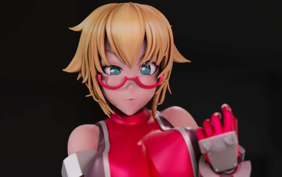 Mari Shinohara Statue | Mahou Kaiju Fan Art by Momoji3d SFW,NSFW 3d printed,3d printed statue,nsfw statue,Mari Shinohara statue,Mahou Kaiju statue