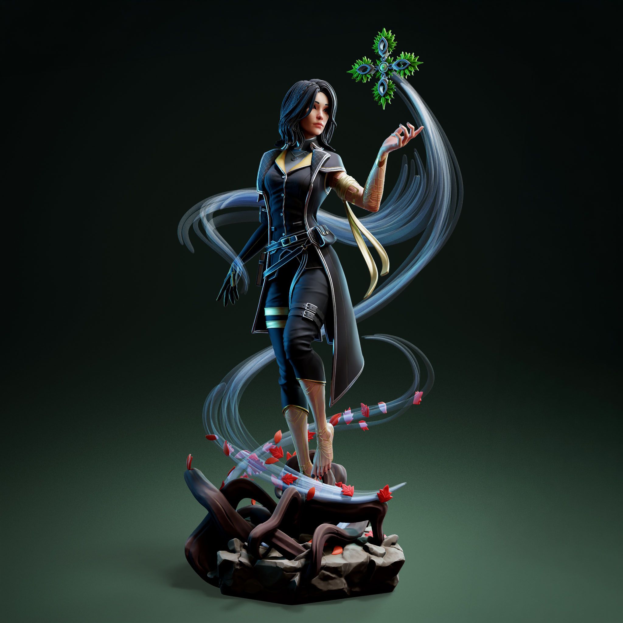 Lune Statue | Clair Obscur: Expedition 33 Fan Art by Bulkamancer SFW 3d printed statue,3d printed,Lune Statue,3d printed figure,Clair Obscur: Expedition 33 statue