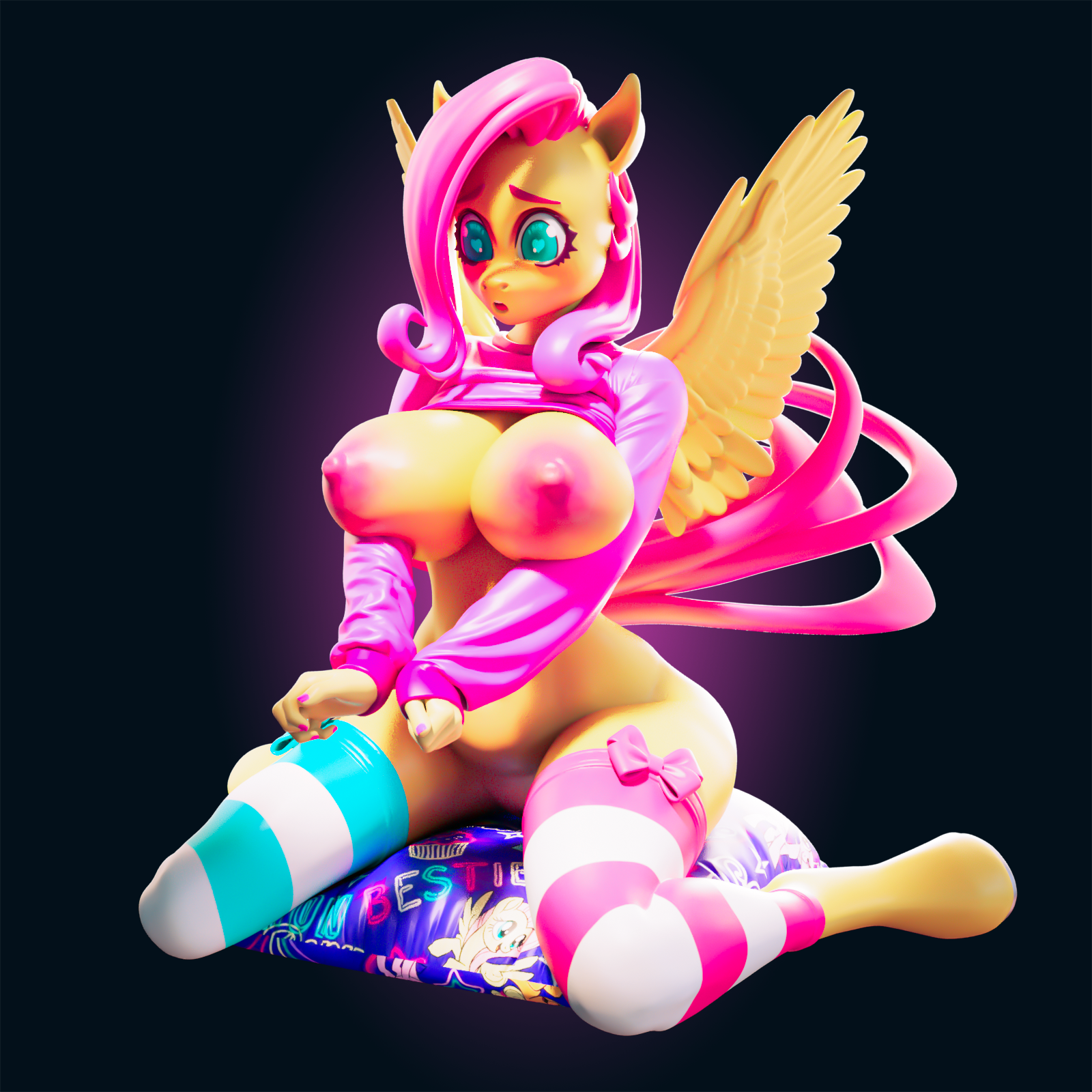 Fluttershy Pony Statue | My Little Pony Fan Art by Officer Rhu image