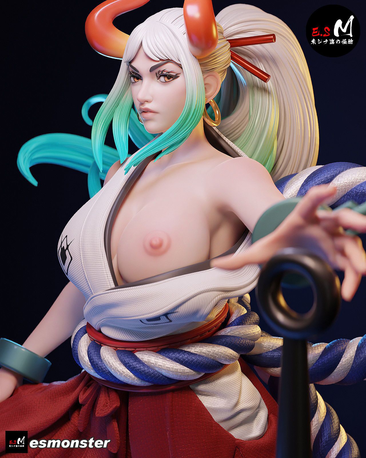 Yamato Statue | One Piece Fan Art by E.S Monster SFW,NSFW null