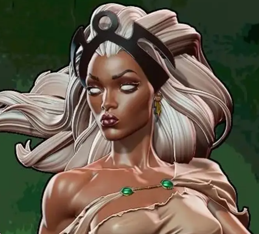 Storm Savage Land Statue | X-Men Fan Art by Yan-H SFW,NSFW 3d printed statue,3d printed,nsfw statue,3d printed figure,Storm Savage Land statue,X-Men statue
