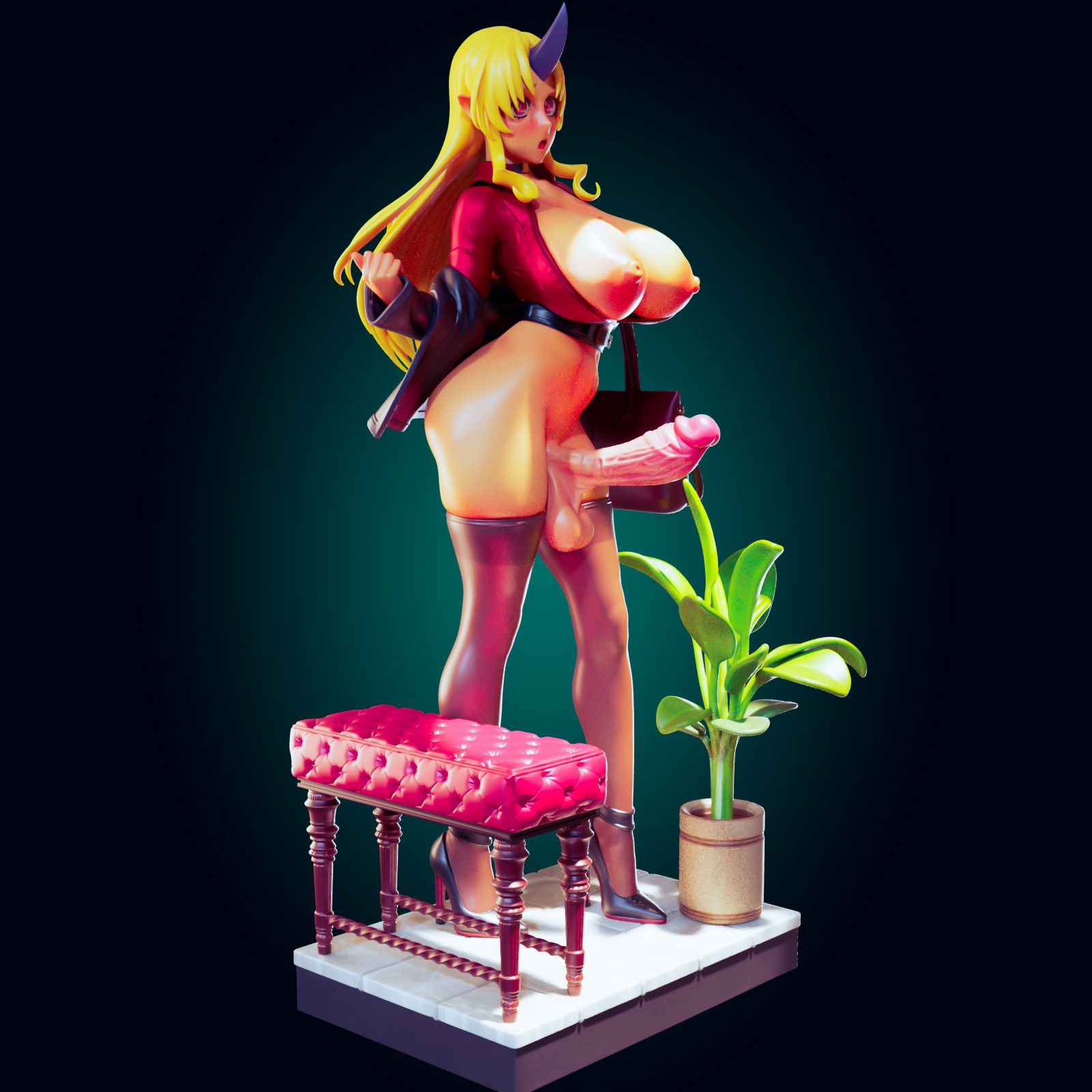 Statua Tionishia Tall Office Lady | Monster Musume Fan art di Officer Rhu SFW,NSFW,Futa 3d printed statue,3d printed,3d printed figure,Monster Musume Statue,Tionishia Statue,nsfw statue,futa statue,futa figurines,futanari figurines,futanari statue,furry statue