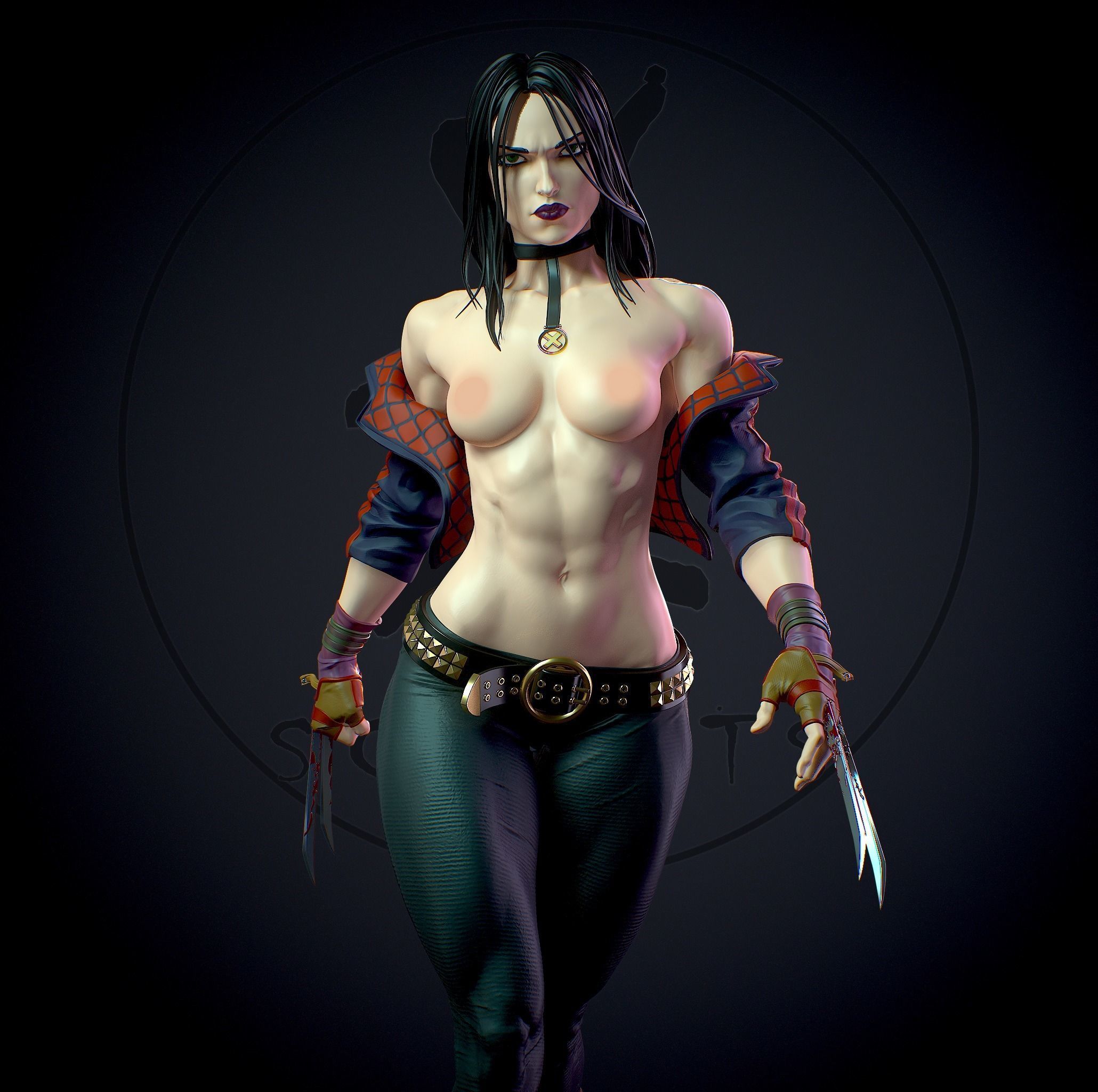 X-23 Statue | X-Men Fan Art by Yan H SFW,NSFW null