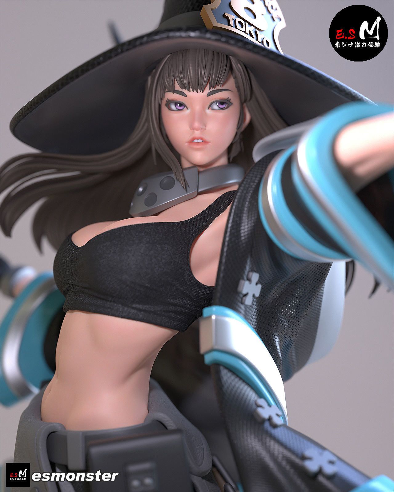 Oze Maki Statue | Fire Force Fan Art by E.S Monster SFW,NSFW null