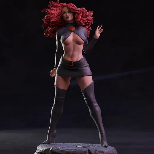Madelyne Pryor Statue | X-Men97 Fan Art by Abe3D SFW,NSFW 3d printed statue,nsfw statue,marvel,madelyne pryor,men97