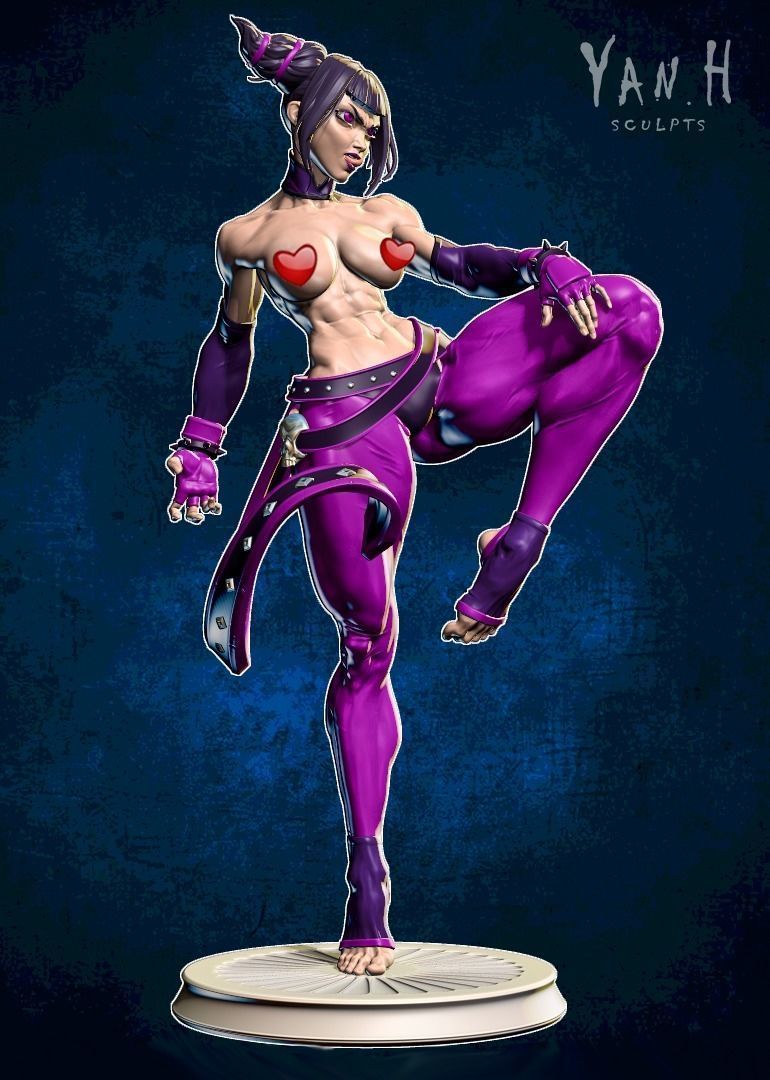 Juri Statue | Street Fighter Fan Art by Yan H image