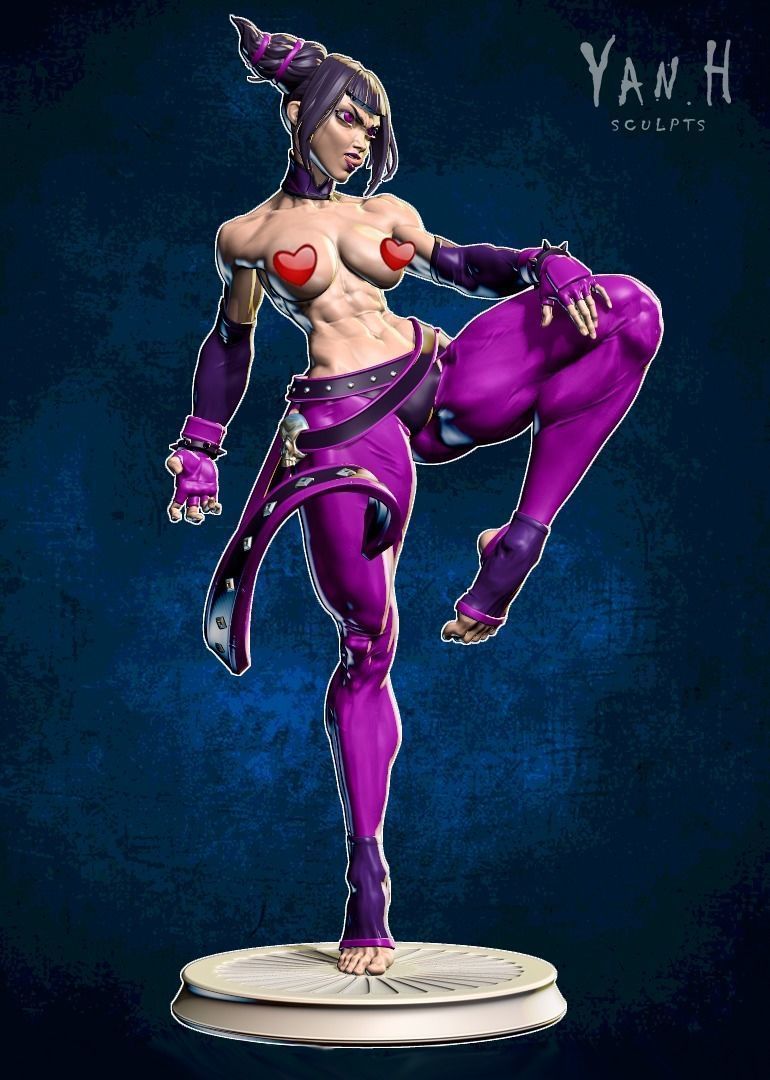 Juri Statue | Street Fighter Fan Art by Yan H SFW,NSFW null