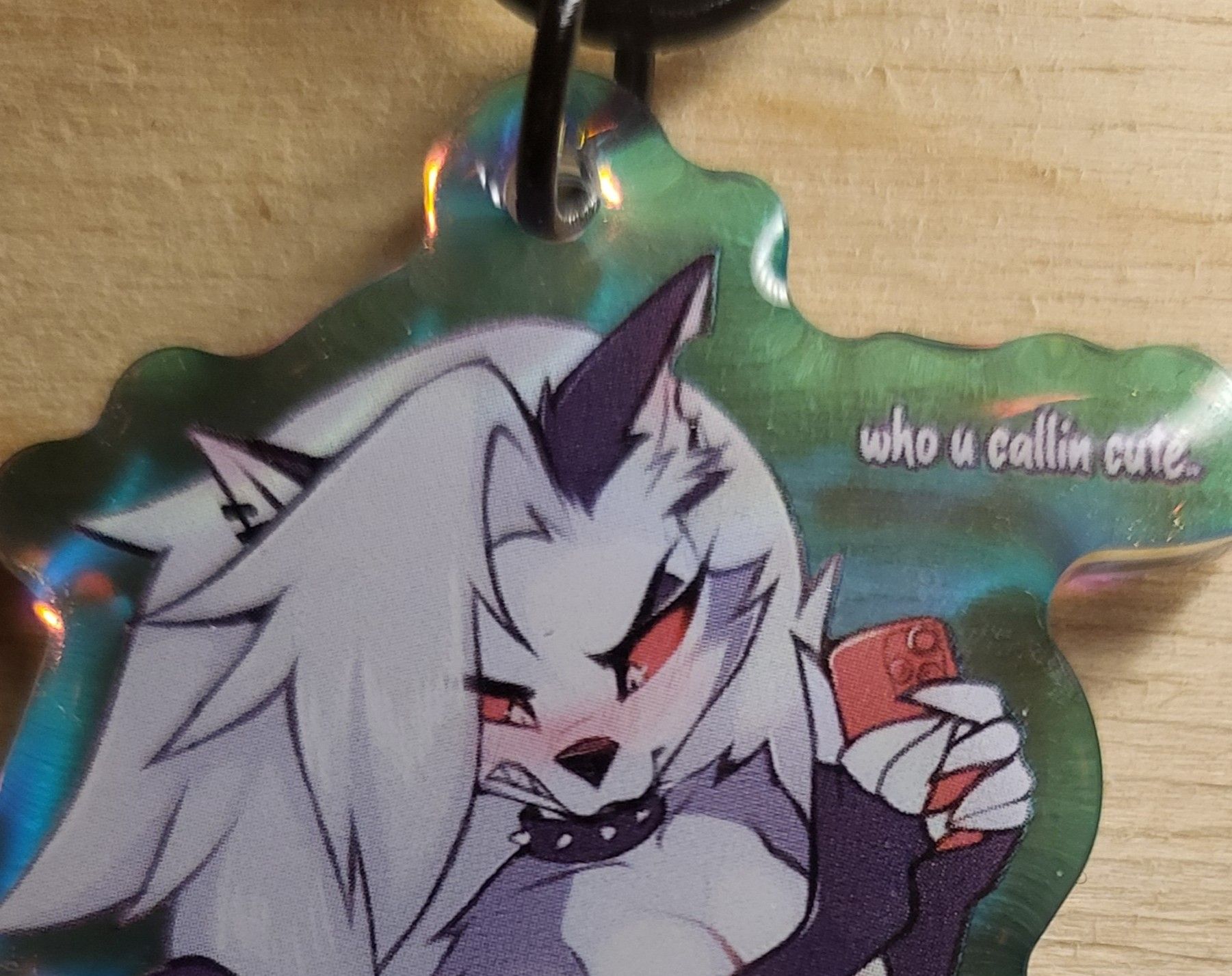 Loona Femdom Keychain | Helluva Boss Acrylic Keychain NSFW loona nsfw,loona keychain,furry keychain,Helluva Boss,nsfw keychain