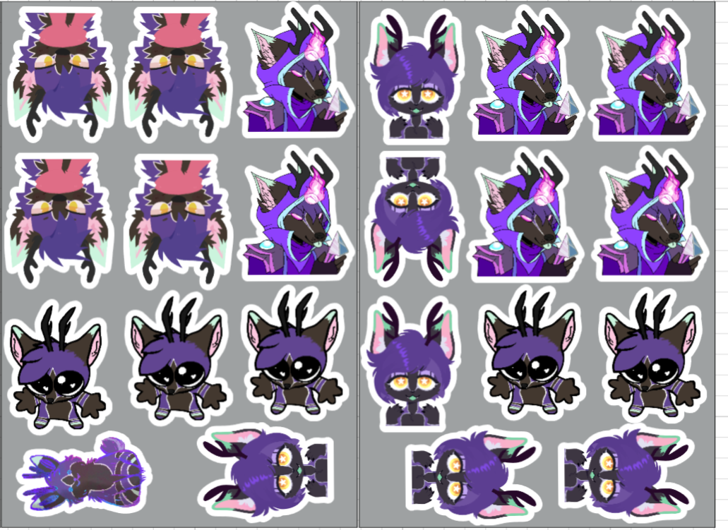 Spec 4 Mega Pack Sticker | Original Vinyl Sticker SFW furry sticker,sticker pack
