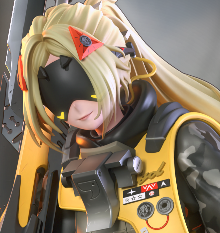 Trigger Statue | Zenless Zone Zero Fan Art by Neko Figurines SFW 3d printed statue,Zenless Zone Zero,3d printed,Trigger Statue,3d printed figure