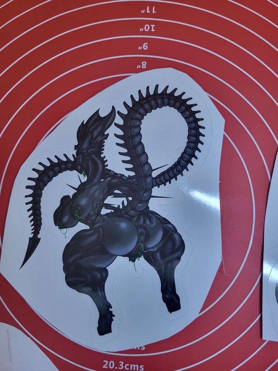 Xenomorph Queen Sticker | Alien Vinyl Sticker NSFW alien sticker,nsfw sticker,xenomorph queen sticker,stickers,xenomorph sticker