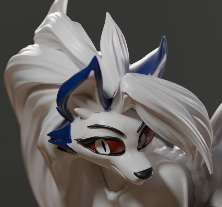 Figura Loona | Helluva Boss Fanart autorstwa Gibly SFW,NSFW,Futa 3d printed statue,3d printed,Helluva Boss Statue,nsfw statue,3d printed figure,Loona Statue,futa figurines,futanari figurines,futanari statue,futa statue,furry statue