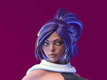 Yoruichi Shihouin P2 Statue | Bleach Fan Art by E.S Monster SFW,NSFW null