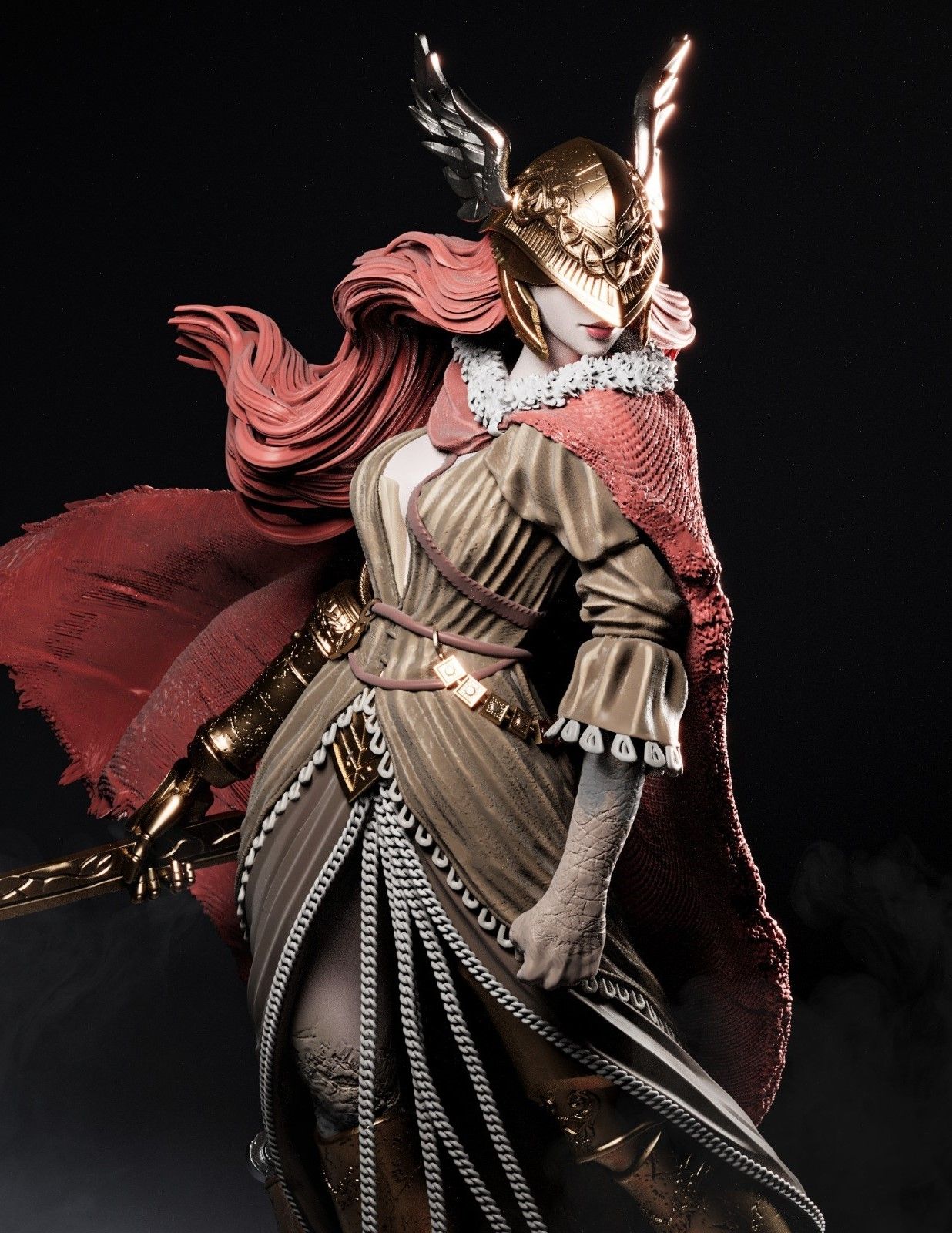 Malenia Statue | Elden Ring Fan Art by CA3dART SFW,NSFW null