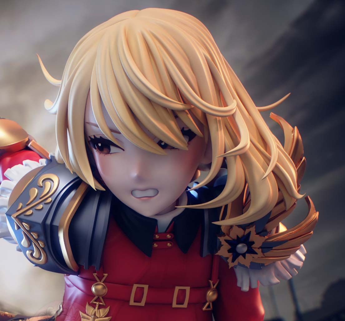 Statue Cha Hae-In | Solo Leveling Fan art par EggmaStudios SFW,NSFW 3d printed statue,3d printed,3d printed figure,Cha Hae-In Statue,Solo Leveling Statue,nsfw statue