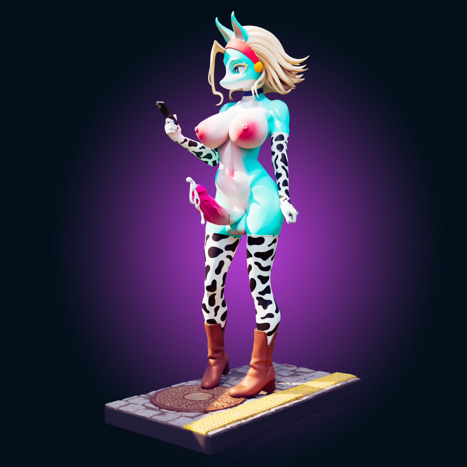 Ippan Josei Bikini Statue | My Hero Academia Fan Art by Officer Rhu SFW,NSFW,Futa 3d printed,Ippan Josei statue,futa statue,My Hero Academia statue,furry statue,nsfw statue