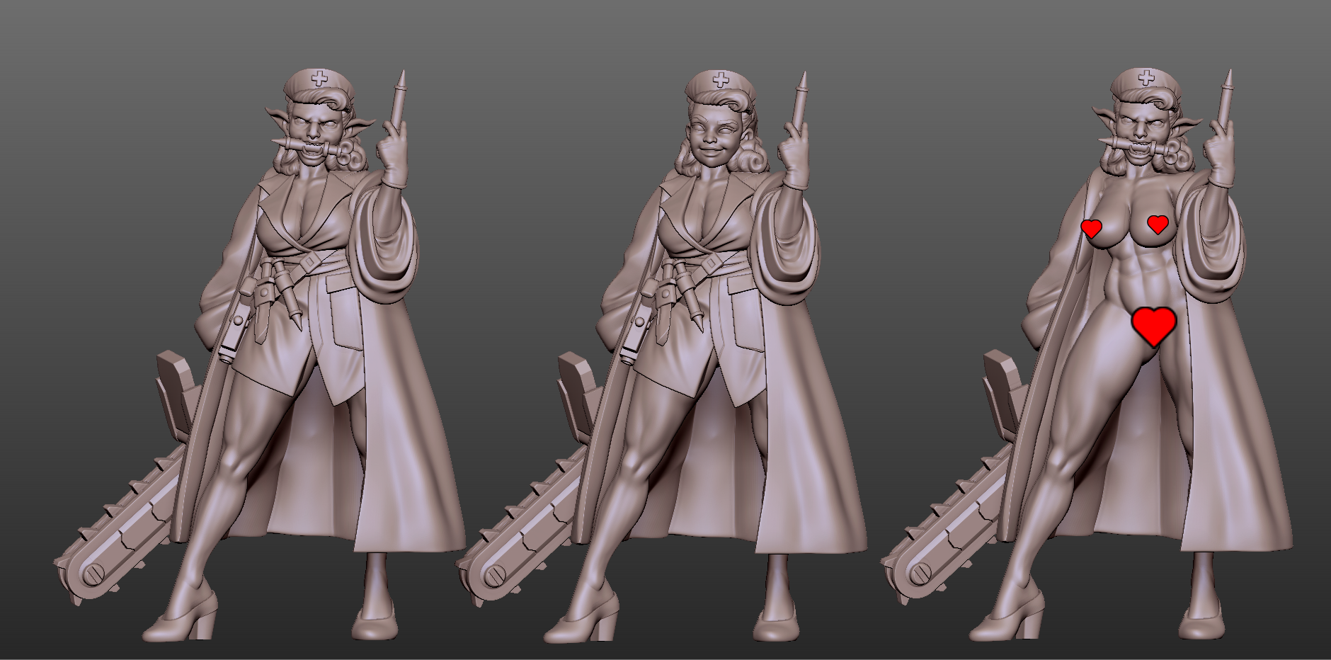 Zorgra Bloodmender Orc Medic Miniature | Cyberpunk2077 Fan Art by Gaz Minis SFW,NSFW 3d printed,miniature,Cyberpunk2077 miniature,nsfw miniature,Zorgra Bloodmender Orc Medic,3d printed miniature