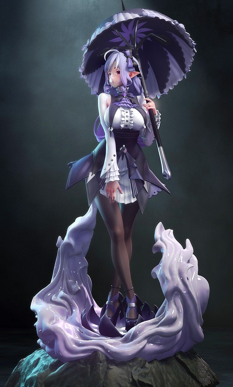 Vivian Banshee Statue | Zenless Zone Zero Fan Art by CW Studios SFW,NSFW 3d printed statue,Zenless Zone Zero,3d printed,Vivian Banshee Statue,3d printed figure