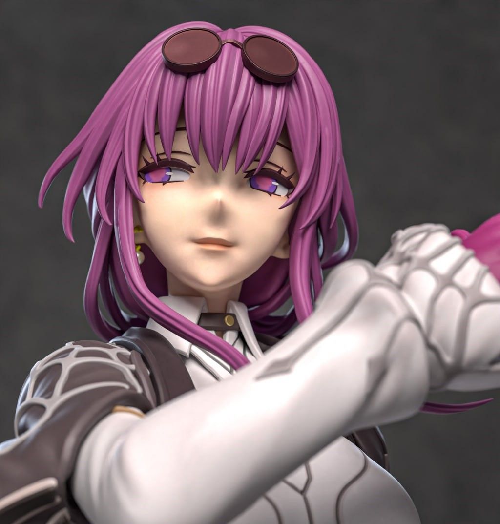 Kafka Statue | Honkai: Star Rail Fan Art by Azerama SFW,NSFW 3d printed,3d printed statue,nsfw statue,Kafka statue,Honkai: Star Rail statue