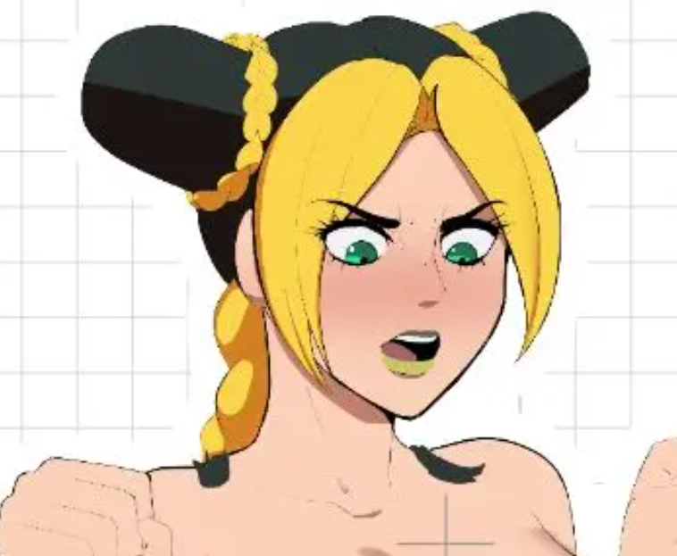 Jolyne Kujo Bust NSFW Sticker | Anime Stickers Ecchi Cartoon NSFW null