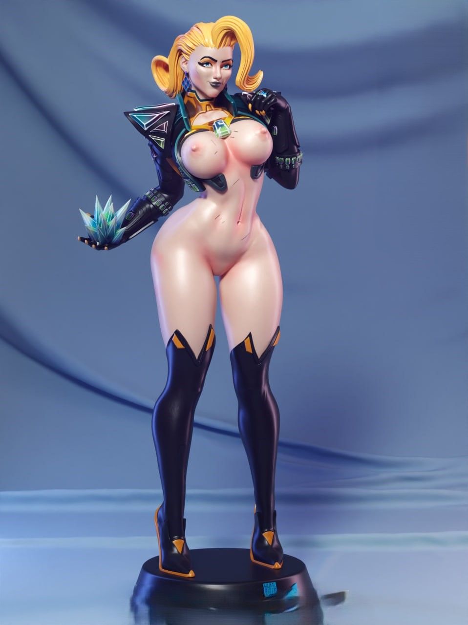 Emma Frost Statue | Marvel Rivals Fan Art by CGSunset SFW,NSFW 3d printed,3d printed statue,Emma Frost Statue,Marvel Rivals statue,nsfw statue