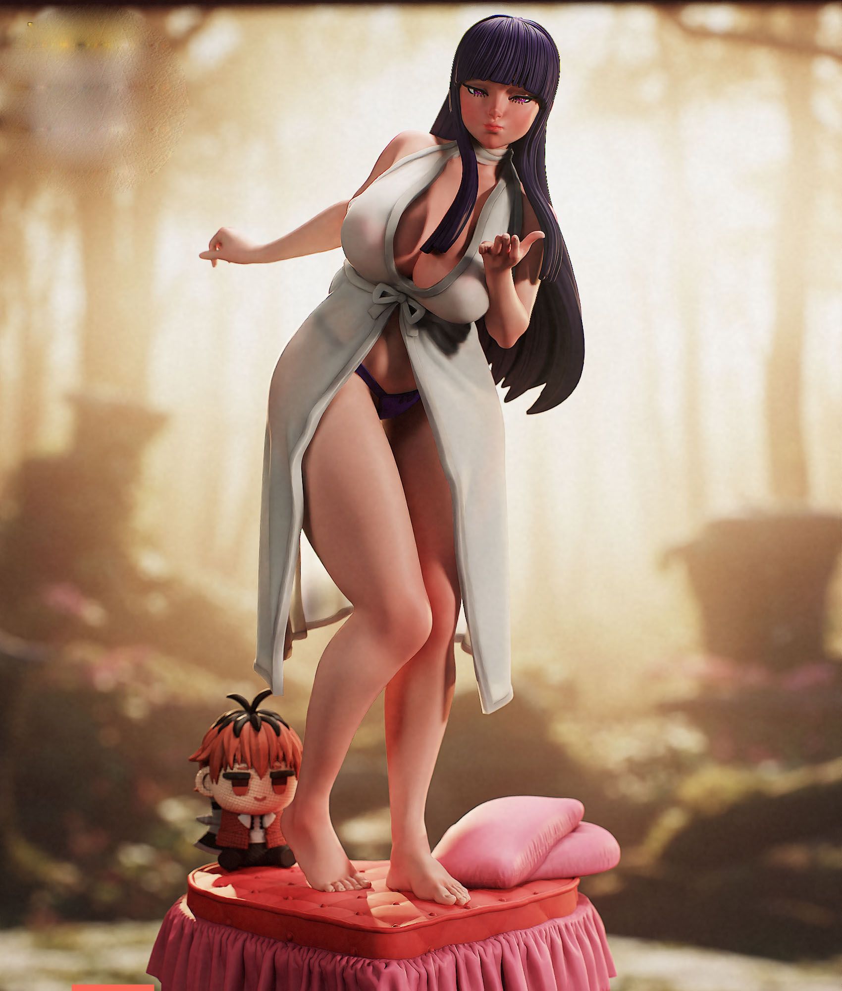 Fern Statue | Frieren: Beyond Journey's End Fan Art by PEACHFIGURE SFW,NSFW 3d printed,3d printed statue,Fern Statue,Frieren: Beyond Journey's End statue,nsfw statue