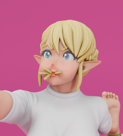 Statue Erufuda | Plus-Sized Elf Fan art par Freyas Fantasys SFW,NSFW,Futa 3d printed statue,3d printed,3d printed figure,Erufuda Statue,Plus-Sized Elf Statue,nsfw statue,futa figurines,futanari figurines,futanari statue,futa statue
