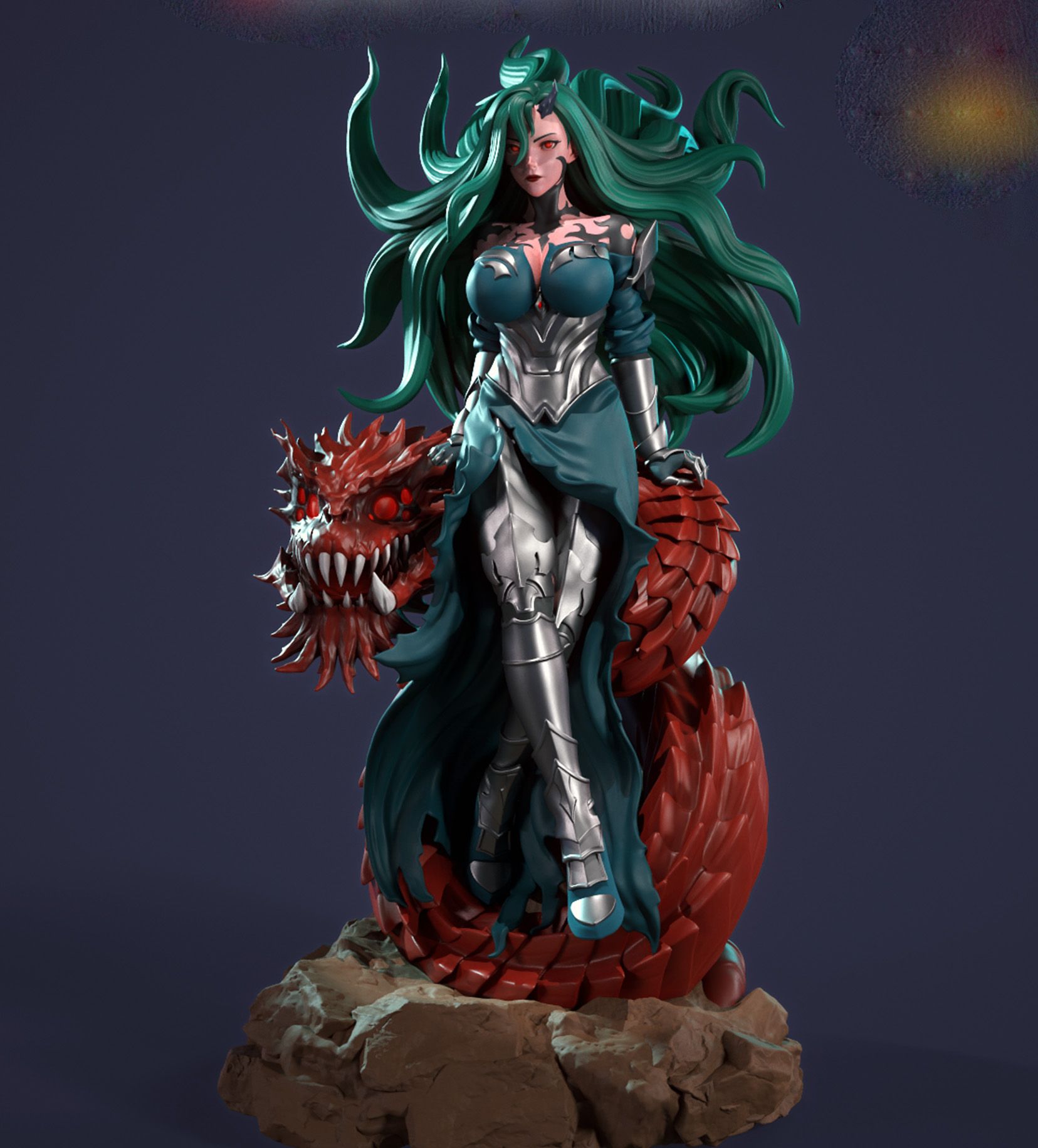 Querehsha Statue | Solo Leveling Fan Art by CW Studios SFW,NSFW 3d printed statue,Querehsha statue,3d printed,Solo Leveling Statue,3d printed figure,nsfw statue