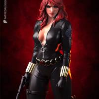 Figura Black Widow | Marvel Fanart autorstwa Pop Totem SFW 3d printed statue,3d printed,3d printed figure,Black Widow Statue,Marvel statue