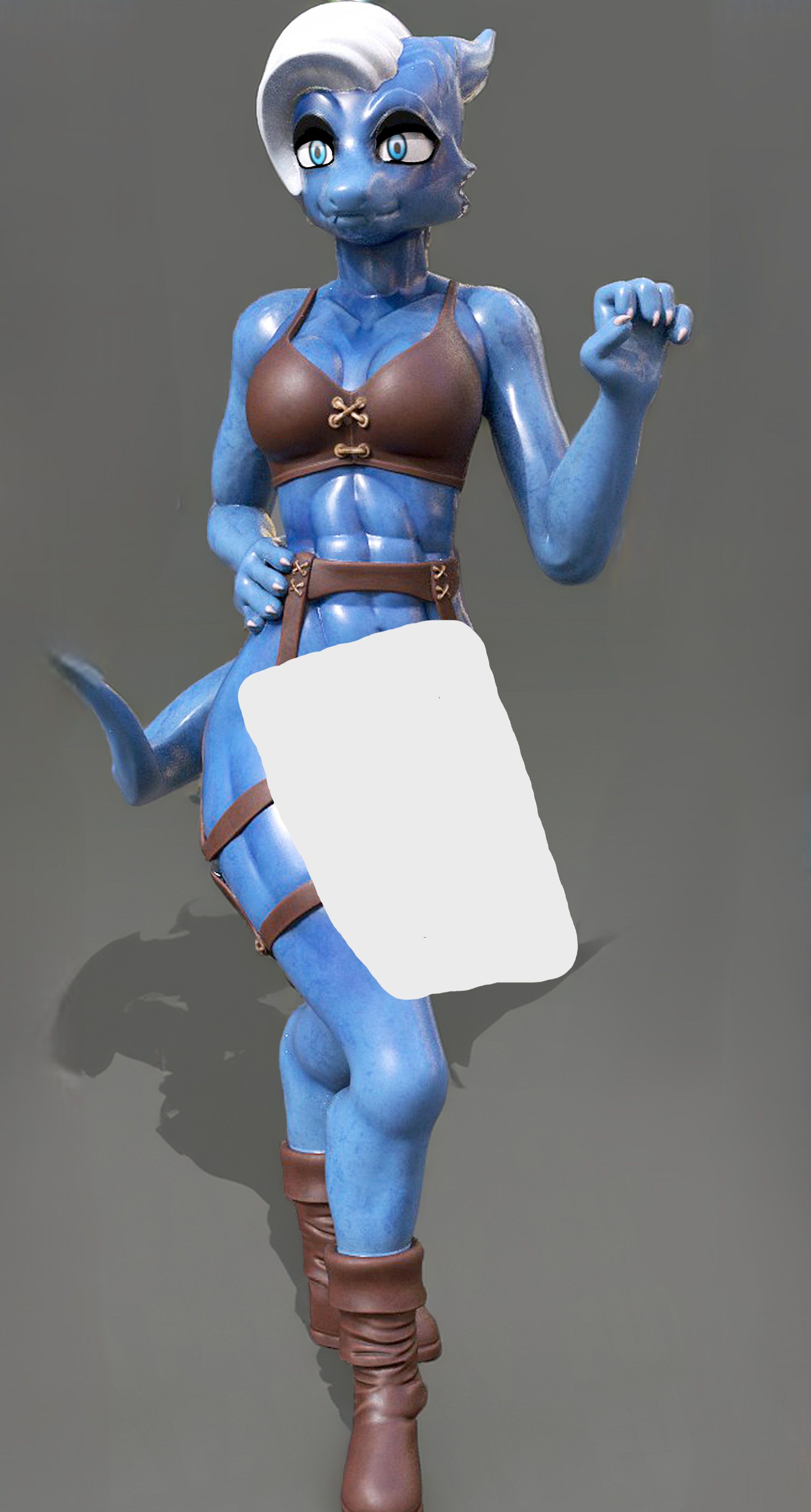 Kobold Furry Futa Statue | Original Fan Art by FutaFantasy Futa 3d printed statue,3d printed,nsfw statue,3d printed figure,Kobold Statue,futa statue,futa figurines,futanari figurines,futanari statue,original statue,furry statue