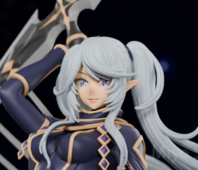 Epsilon Statue | The Eminence In Shadow Fan Art by MiyoStudio SFW,NSFW 3d printed statue,Epsilon statue,3d printed,The Eminence In Shadow Statue,3d printed figure,nsfw statue