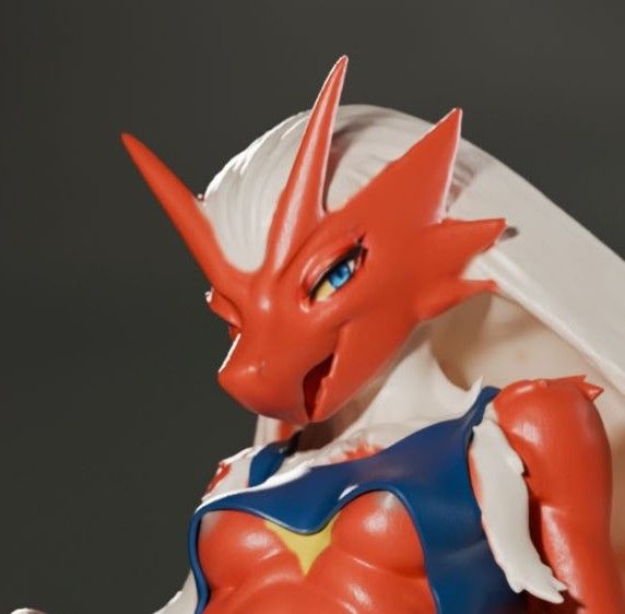 Estatua Blaziken | Pokemon Fan art por Gibly SFW,NSFW 3d printed statue,3d printed,Blaziken Statue,nsfw statue,3d printed figure,Pokemon Statue