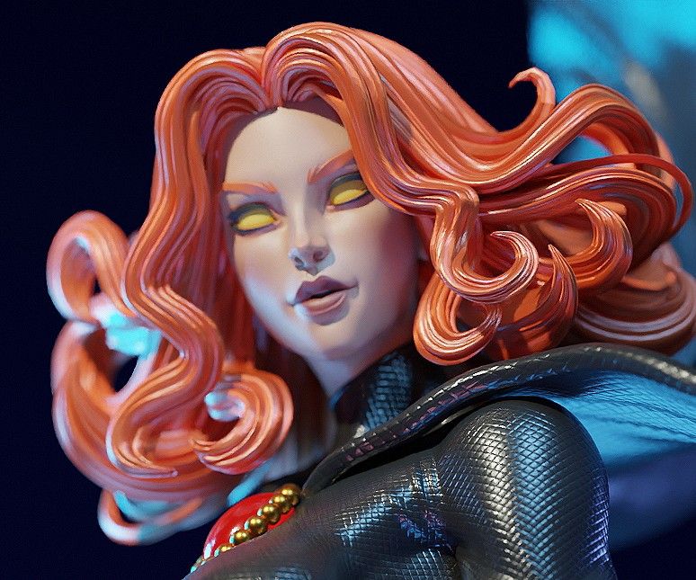 Red Queen Statue | X-Men97 Fan Art by E.S Monster SFW,NSFW 3d printed statue,3d printed,madelyne pryor statue,nsfw statue,3d printed figure,X-Men97
